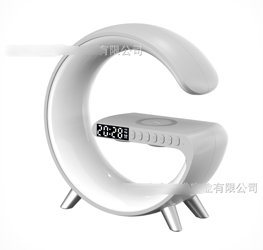 Big G atmosphere light mobile phone wireless charger Bluetooth speaker APP control 256 kinds of lighting mode rhythm