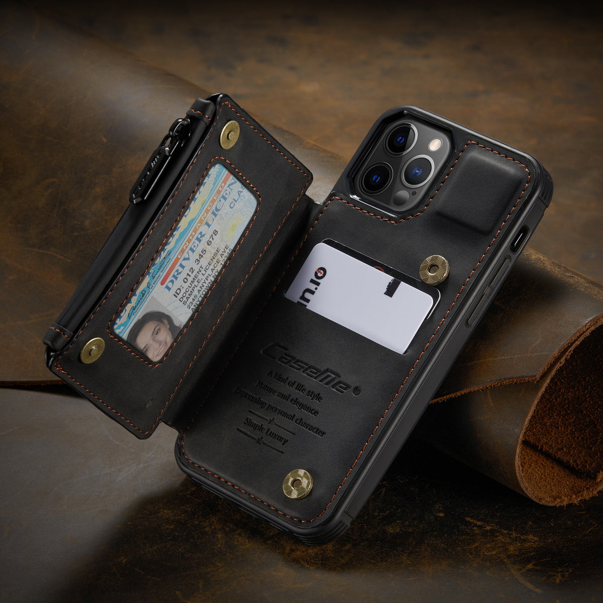 Applicable to the new iPhone13 mobile phone shell Apple 12 anti-theft brush mobile phone leather case Samsung S21 frosted back shell