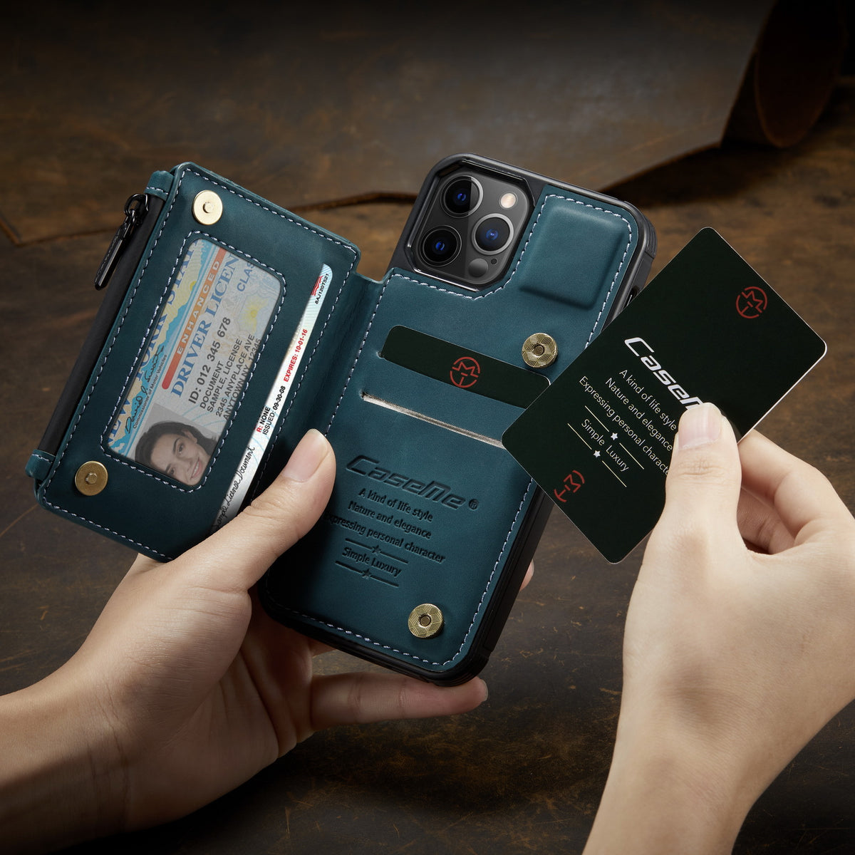 Applicable to the new iPhone13 mobile phone shell Apple 12 anti-theft brush mobile phone leather case Samsung S21 frosted back shell