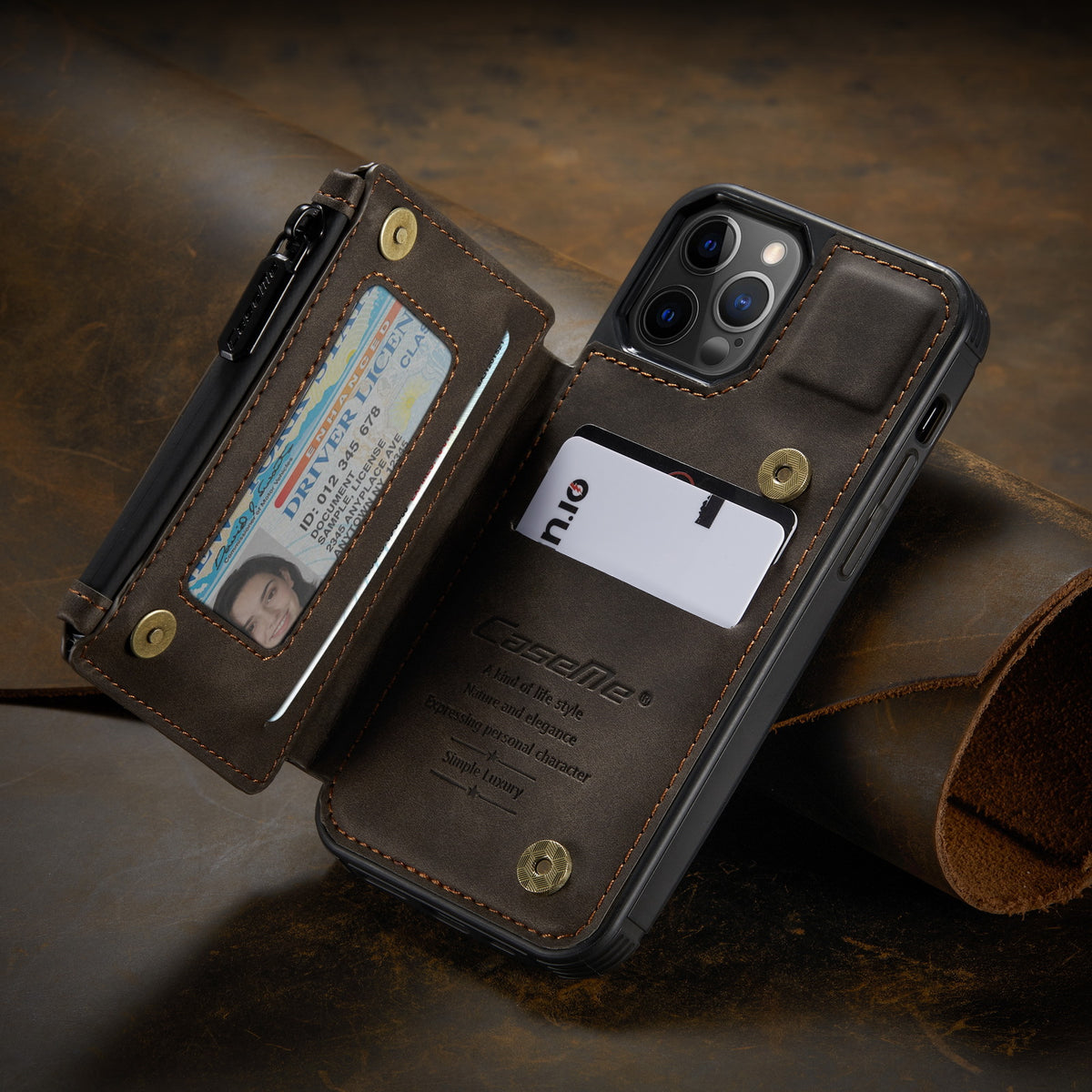 Applicable to the new iPhone13 mobile phone shell Apple 12 anti-theft brush mobile phone leather case Samsung S21 frosted back shell