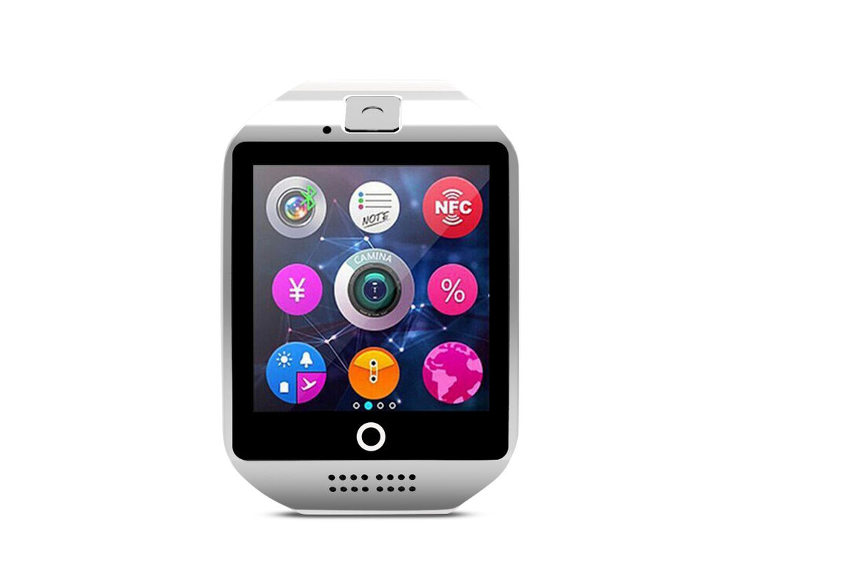 Q18 smart watch mobile phone bluetooth card smart wear beautiful arc fashion watch gift factory direct sales