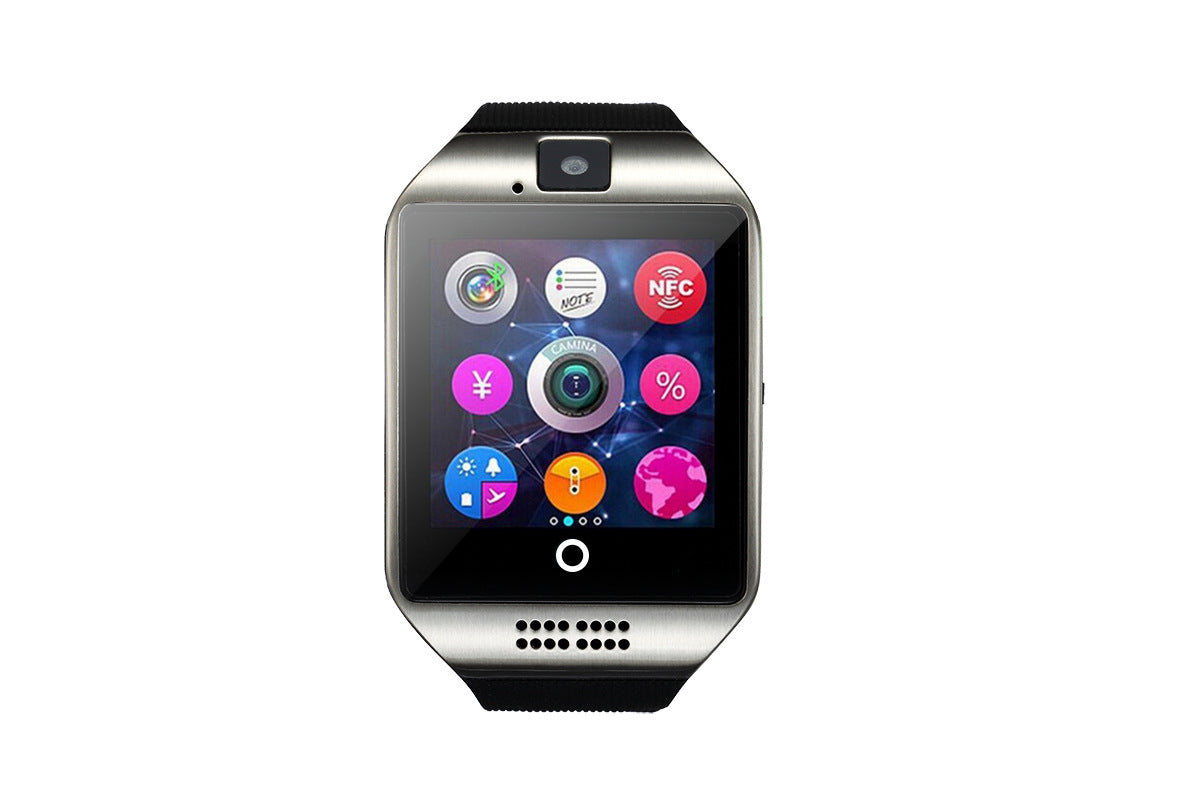 Q18 smart watch mobile phone bluetooth card smart wear beautiful arc fashion watch gift factory direct sales