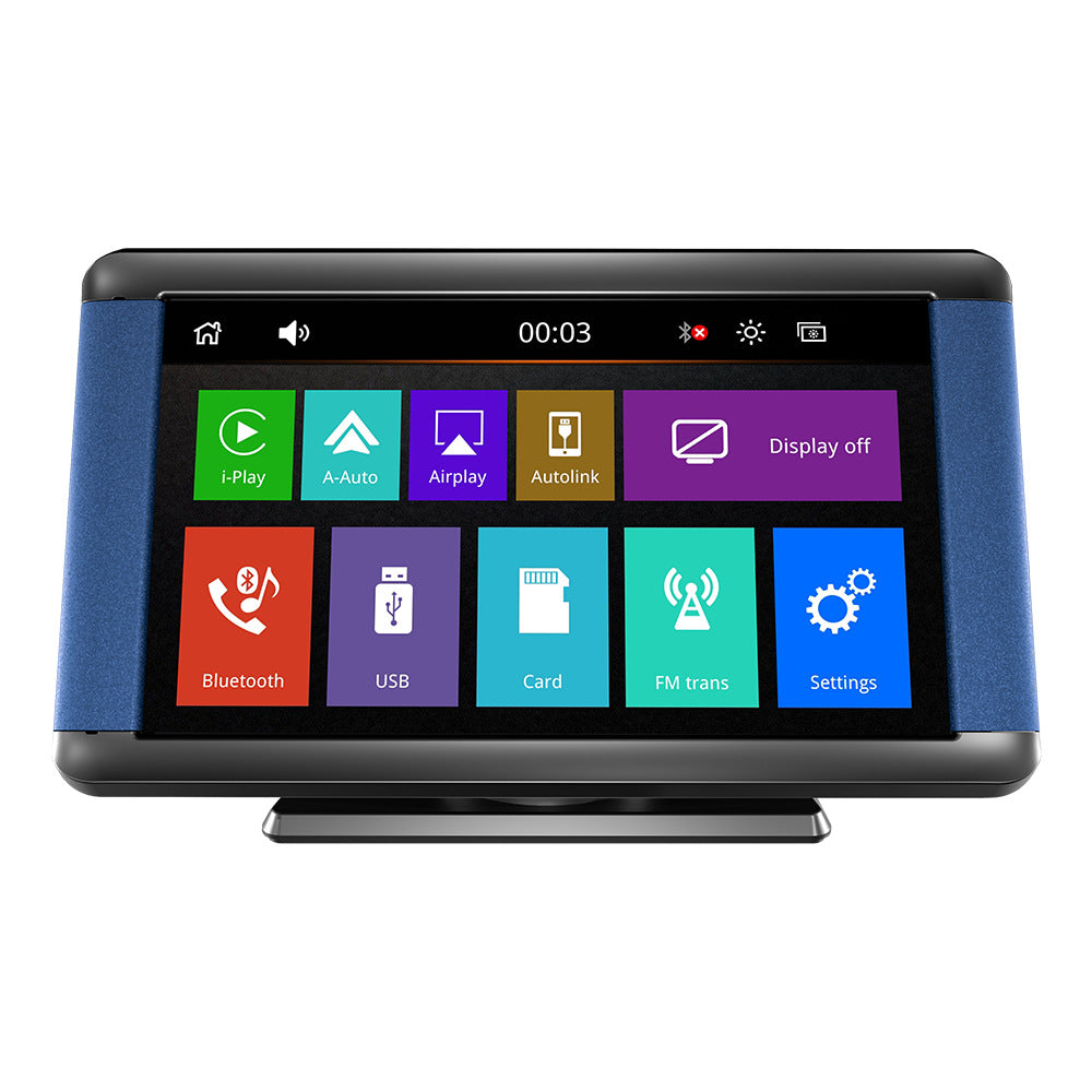 7-inch portable car MP5 host Bluetooth mobile phone interconnection car desktop display wireless carplay