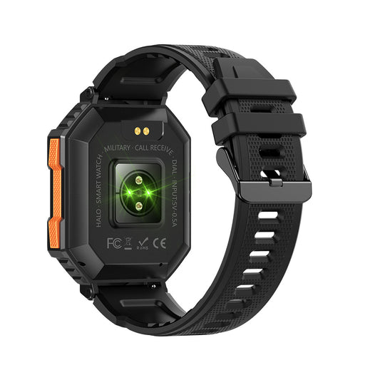 Foreign trade wholesale outdoor three-proof KR80 compass altitude barometer Bluetooth music phone men's smart watch