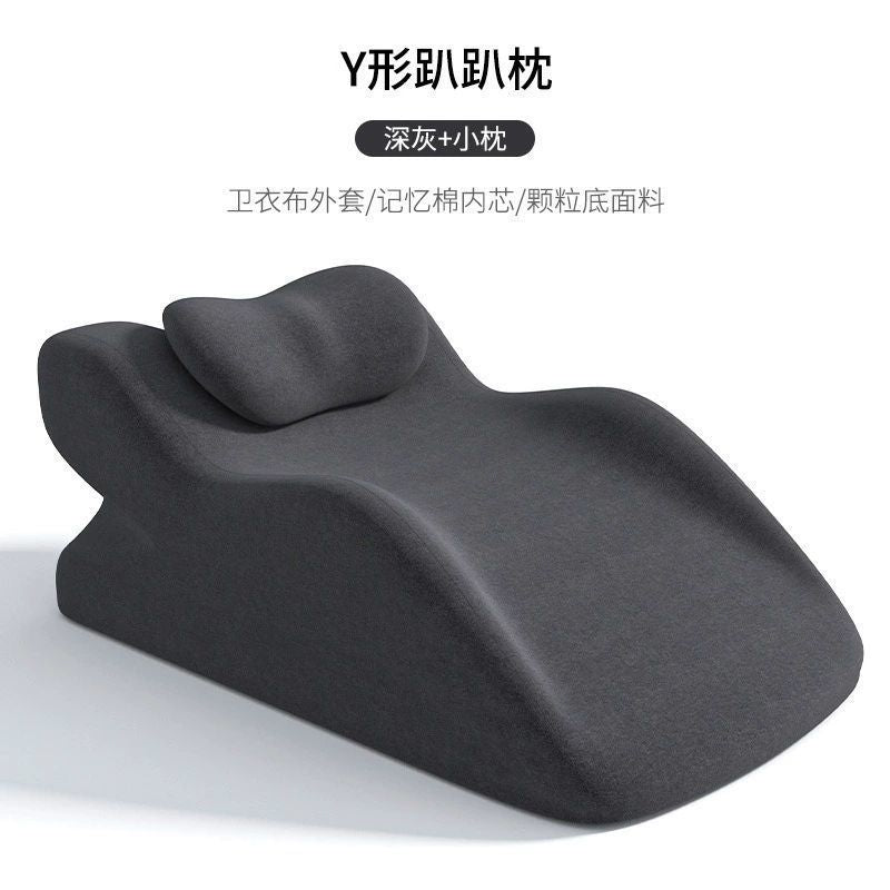 Prone sleeping pillow, headboard cushion, back and neck support pillow, suitable for sleeping on your stomach while using your phone or reading.