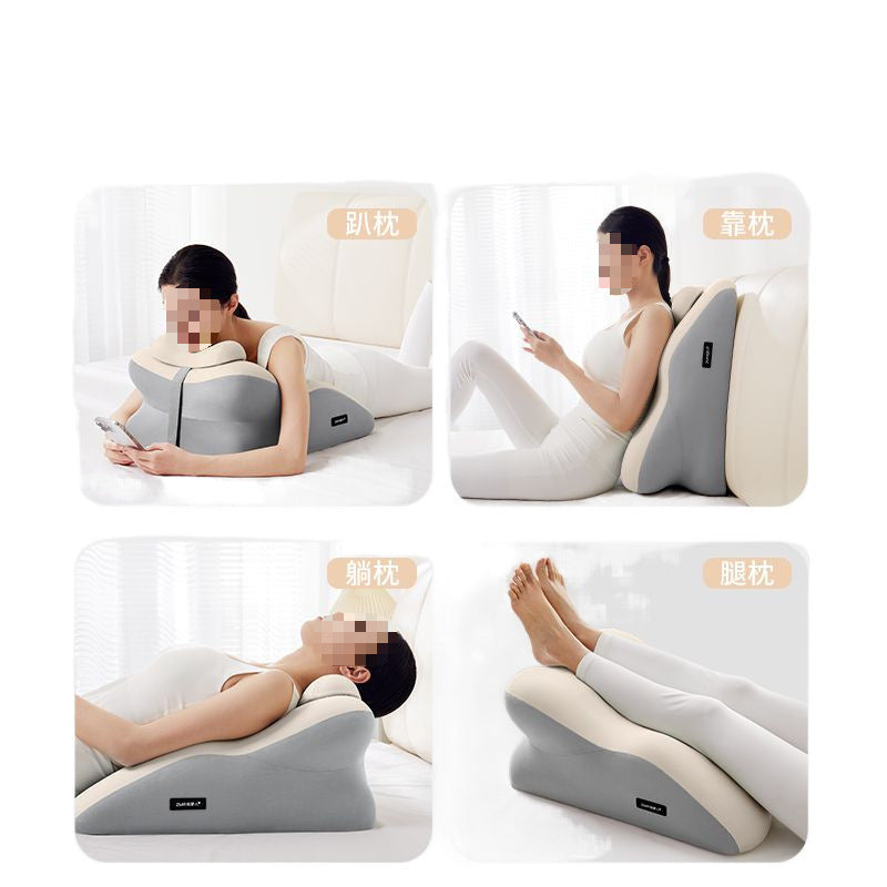 Prone sleeping pillow, headboard cushion, back and neck support pillow, suitable for sleeping on your stomach while using your phone or reading.