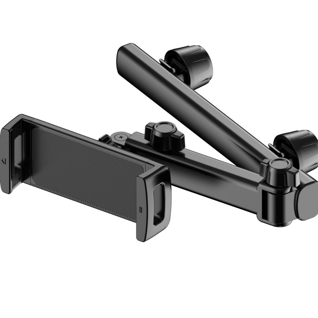 Retractable car rear headrest tablet/phone holder, factory direct sales.