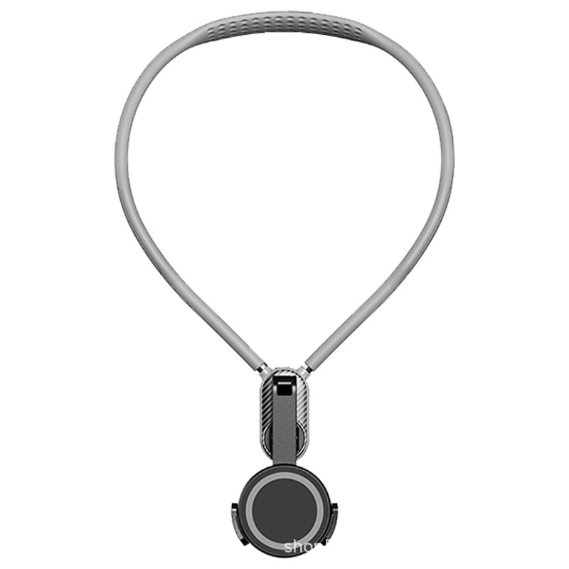 Neckband phone holder with magnetic attachment for DJI Action collar, perfect for shooting first-person action cameras and hanging on the chest.