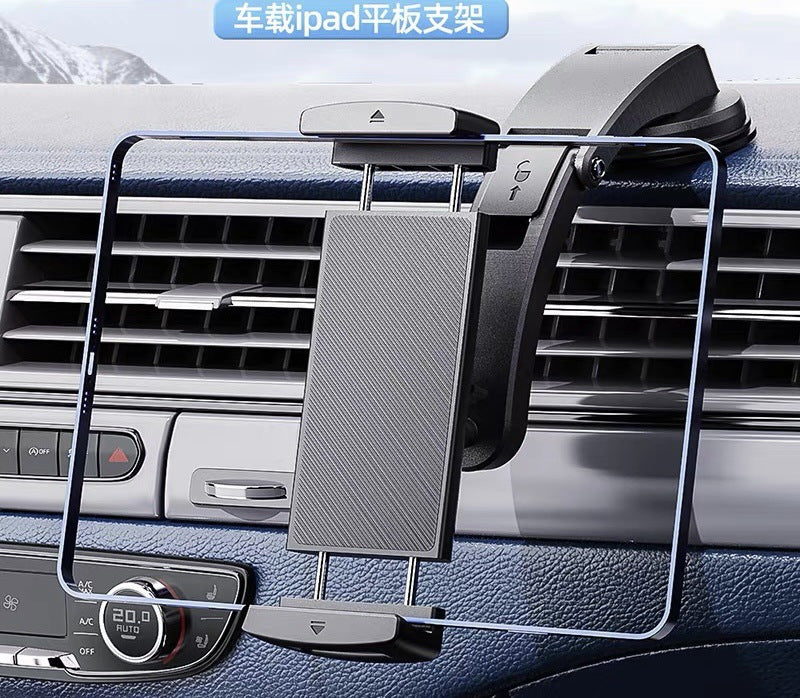 Retractable car rear headrest tablet/phone holder, factory direct sales.